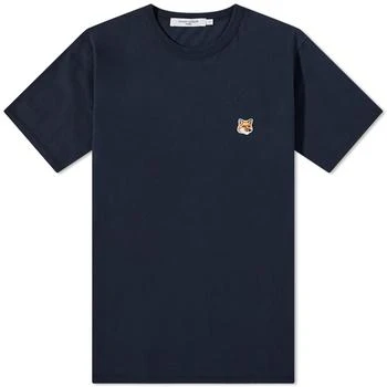 推荐Maison KitsunÃ© Fox Head Patch T-Shirt商品