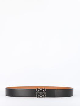 罗意威腰带代购, Loewe | Black belt with monogram商品图片 9折