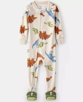 Carter's | Baby Boys Dinosaur-Print Long-Sleeve 2-Way-Zip 1-Piece Footed Pajamas,商家Macy's,价格¥89