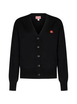 Kenzo | Kenzo V-Neck Buttoned Knitted Cardigan,商家Cettire,价格¥1484
