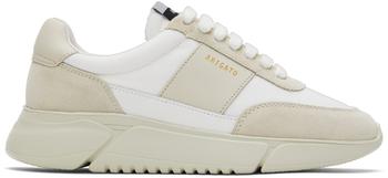 推荐White & Taupe Genesis Vintage Runner Sneakers商品