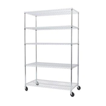 Seville Classics | UltraDurable 5-Tier NSF Steel Wire Shelving, 48" W x 24" D x 76" H,商家Macy's,价格¥1721