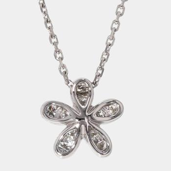 Van Cleef & Arpels, [二手商品] Van Cleef & Arpels | Van Cleef & Arpels Socrates Flower 18K White Gold Diamond Necklace商品图片 