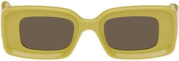推荐Yellow Rectangular Sunglasses商品
