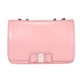 菲拉格慕包单肩包, Salvatore Ferragamo | SALVATORE FERRAGAMO 女士粉色Vara 蝴蝶结皮革单肩包 21-G878-726802商品图片 满$100享9.5折, 满折