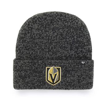 product Men's Black Vegas Golden Knights Brain Freeze Cuffed Knit Hat image