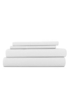 商品IENJOY HOME | Home Spun Premium Ultra Soft Pinstriped Pattern 4-Piece Bed Sheet Set,商家Nordstrom Rack,价格¥237图片