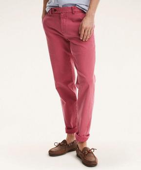 Brooks Brothers | Milano Slim-Fit Washed Canvas Chino Pants商品图片,3.9折