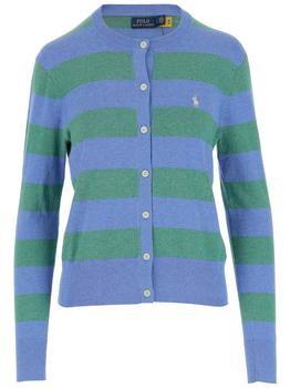美国拉夫劳伦毛衣, Ralph Lauren | Polo Ralph Lauren Striped Knit Cardigan商品图片 9折