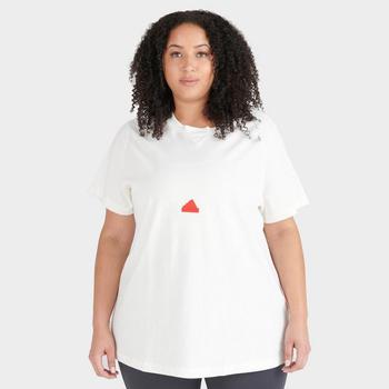 adidas plus, Adidas | Women's adidas Logo T-Shirt (Plus Size)商品图片 7.7折, 满$100减$10, 满减