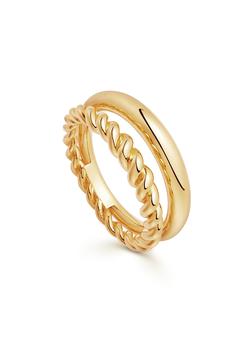 推荐Radial 18kt gold vermeil ring商品