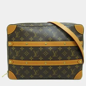 [二手商品] Louis Vuitton | Louis Vuitton Brown Monogram Canvas Soft Trunk Crossbody Bag 