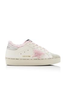 Golden Goose - Women's Hi-Star Shearling-Lined Leather and Suede Sneakers - White - IT 36 - Moda Operandi product img