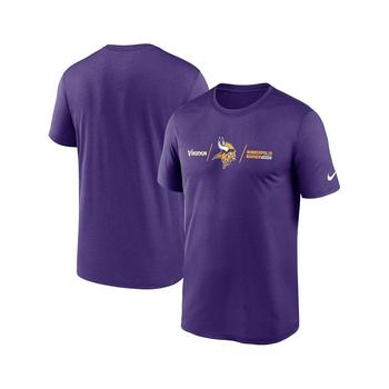 NIKE | Men's Purple Minnesota Vikings Horizontal Lockup Legend T-shirt商品图片,