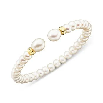 Macy's | Cultured Freshwater Pearl (7mm) Rondelle Bracelet in 14k Gold,商家Macy's,价格¥1302