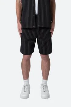 推荐Pinstripe Shorts - Black商品