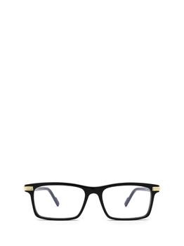 卡地亚眼镜图片, Cartier | Cartier CT0222O black male eyeglasses商品图片 7.4折