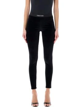 Tom Ford | Form-Fitting Black Velour Leggings,商家Premium Outlets,价格¥3547