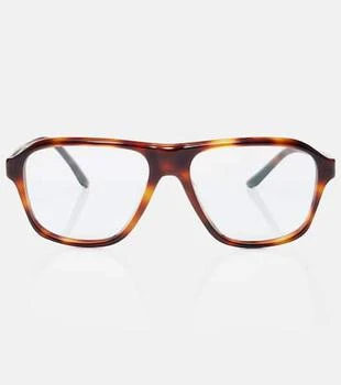 Khaite | x Oliver Peoples方框眼镜,商家MyTheresa CN,价格¥3236
