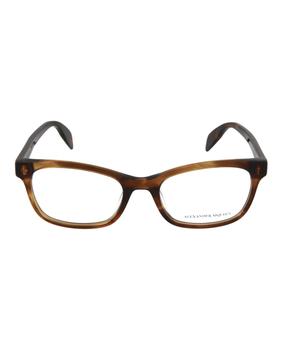 Alexander McQueen | Square Acetate Optical Glasses商品图片,2.5折×额外9折, 独家减免邮费, 额外九折