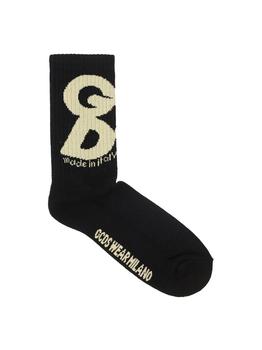 商品GCDS | GCDS Intarsia-Knit Socks,商家Cettire,价格¥151图片
