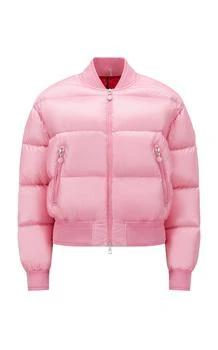 推荐Moncler - Merlat Down Bomber Jacket - Pink - 2 - Moda Operandi商品