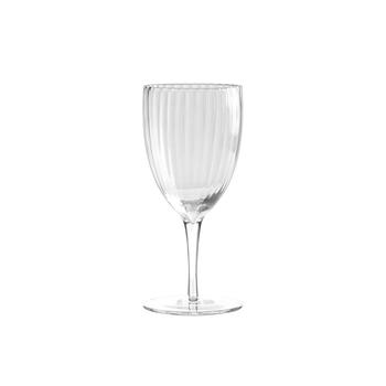 商品8 oz. Clear Stripe Round Disposable Plastic Champagne Flutes (48 Champagne Flutes)图片