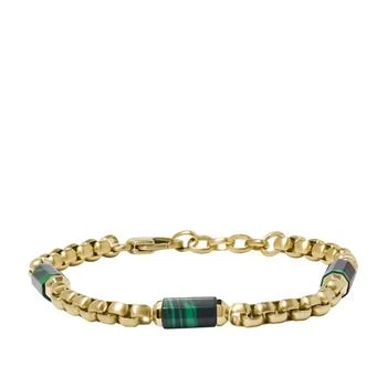 Fossil | Fossil Men's All Stacked Up Green Malachite Components Bracelet,商家Premium Outlets,价格¥242