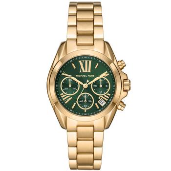 michael kors bradshaw, Michael Kors | Women's Bradshaw Chronograph Gold-Tone Stainless Steel Bracelet Watch 36mm商品图片 额外7.5折, 额外七五折