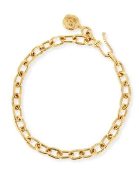 22k Gold Cadene 15 Chain Bracelet