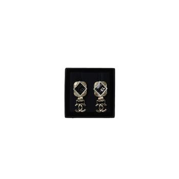 Chanel | Chanel Square Stud Drop CC Earring商品图片,额外9.5折, 额外九五折