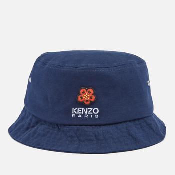推荐KENZO Boke Flower Appliquéd Cotton-Canvas Bucket Hat商品