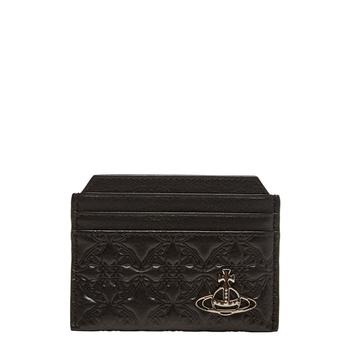 西太后包上海, Vivienne Westwood | Vivienne Westwood Embossed Card Holder - Black商品图片 