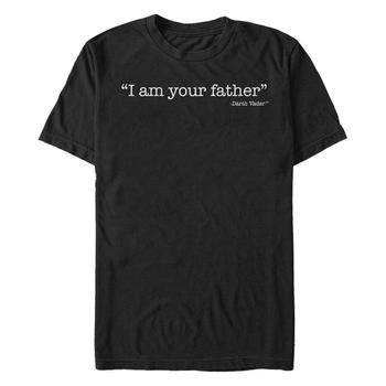 推荐Star Wars Men's Classic I Am Your Father Darth Vader Quote Short Sleeve T-Shirt商品