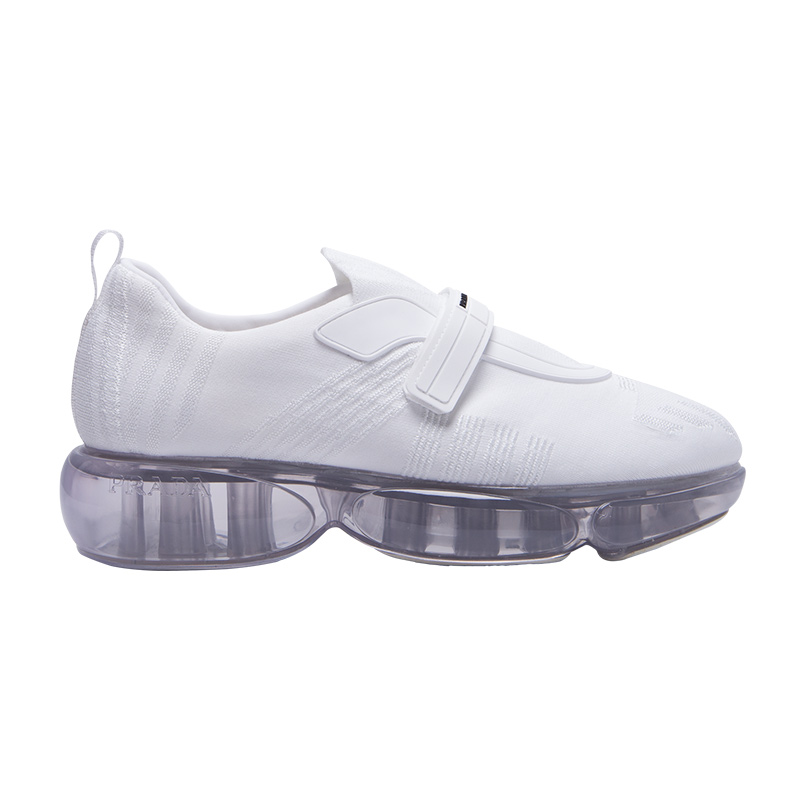 Prada | Prada 普拉达 女士白色聚酯纤维休闲鞋 1E651I-T2O-F0009商品图片,独家减免邮费