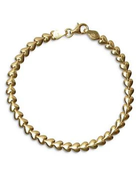 Argento Vivo | Heart Line Bracelet in 18K Gold Plated Sterling Silver,商家Bloomingdale's,价格¥509