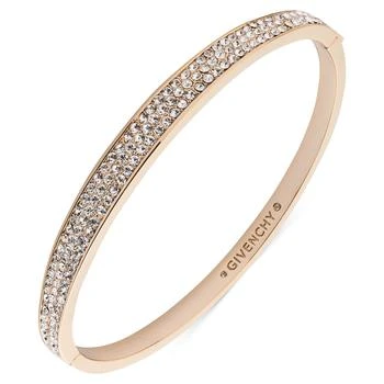 Givenchy | Gold-Tone Pavé Crystal Bangle Bracelet,商家Macy's,价格¥454