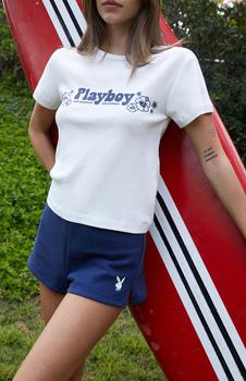 Playboy | By PacSun Blue Crush Bike Shorts商品图片,6.9折