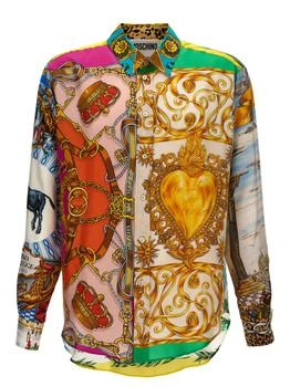 Moschino | Archive Scarves Print Shirt, Blouse Multicolor 6.5折, 独家减免邮费