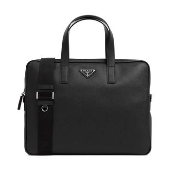 Prada | PRADA  LEATHER WORK BAG商品图片,7.6折
