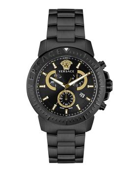 范思哲手表好不好, Versace | New Chrono Bracelet Watch商品图片 4.7折