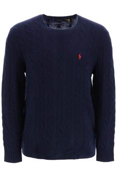 推荐Polo Ralph Lauren Logo Embroidery Cable Knit Sweater商品