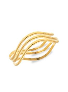 推荐Flow 22K Gold-Plated Bracelet Set商品