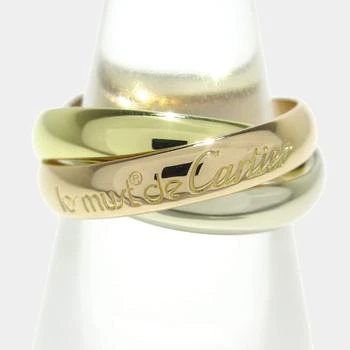 推荐Cartier Les Must de Cartier 18K Yellow Rose and White Gold Ring EU 50商品
