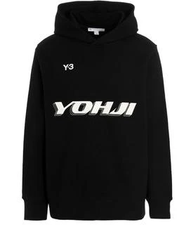 Y-3 | Y-3 Logo Printed Long-Sleeved Hoodie 5.7折