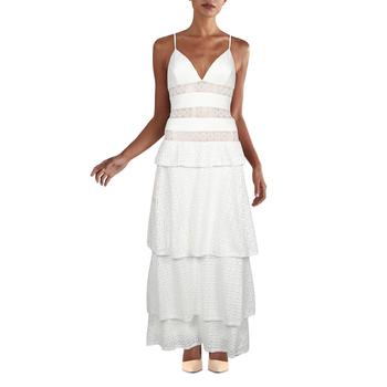 ML Monique Lhuillier衣服, Monique Lhuillier | ML Monique Lhuillier Womens Illusion Tiered Evening Dress商品图片 2.6折