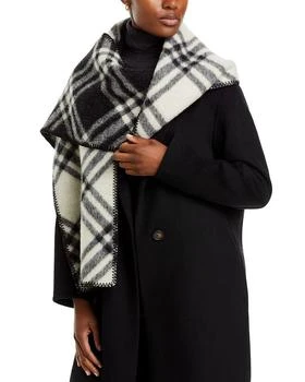 Burberry | Wool Checkered Scarf,商家Bloomingdale's,价格¥4180