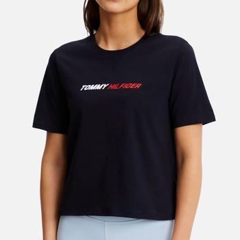 Tommy Hilfiger | Tommy Sport Logo Print Cotton-Jersey T-Shirt商品图片,满$75减$20, 满减