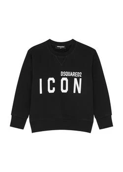 推荐KIDS Icon black logo cotton sweatshirt商品