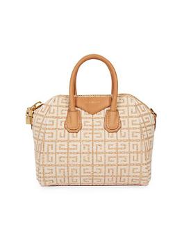 纪梵希包手提包, Givenchy | Antigona 4G Straw Mini Bag商品图片 